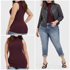 New Torrid fitted mock neck tank